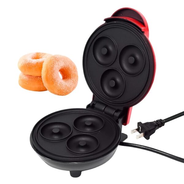 Mini Máquina para Donas Rosquillas Antiadherente Eléctrica
